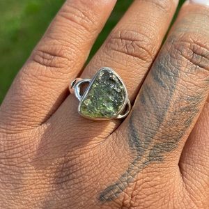 Moldavite Ring